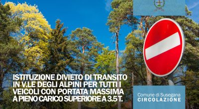 Istituzione divieto di transito in viale degli Alpini a Colfosco per tutti i veicoli con portata massima a pieno carico superiore a 3.5 t.
